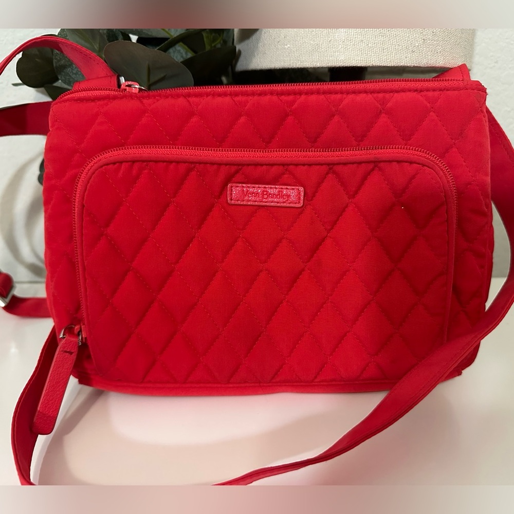 Vera Bradley Red Quilted Crossbody Bag